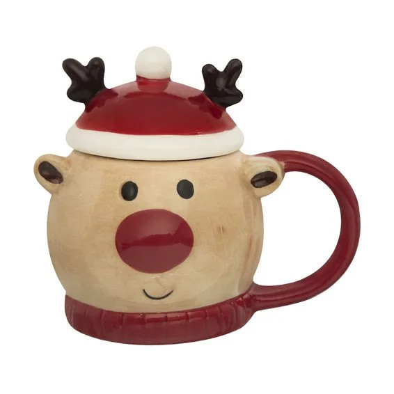 Caneca Home Style Natal Holly Deer - Camicado | Camicado (BR)