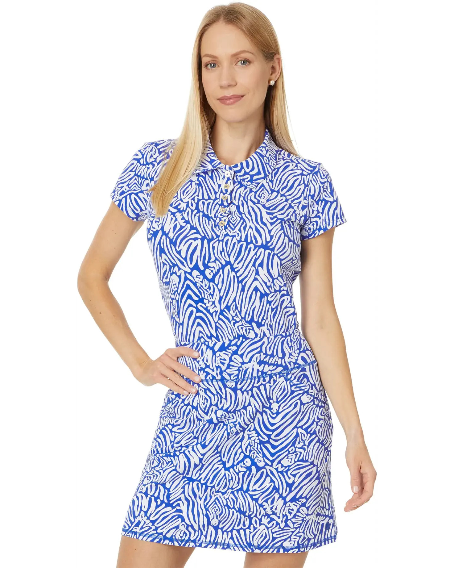 Frida Scallop Polo Upf 50 | Zappos