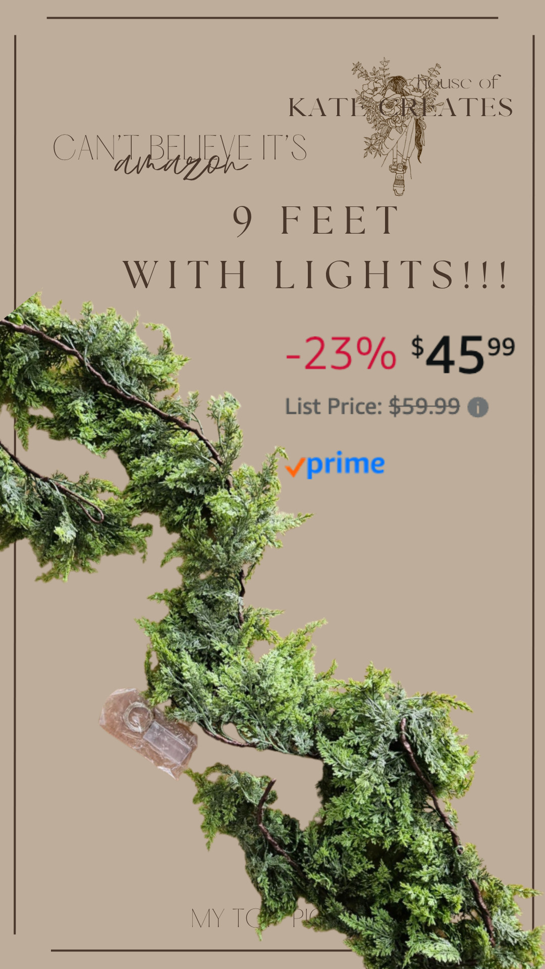 INCREDIBLE PRICE FOR 9 FEET OF GARLAND! CHRISTMAS GARLAND, MANTLE GARLAND, STAIRCASE GARLAND 

 #LTKHoliday #LTKSeasonal #LTKHome
