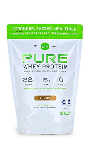 PURE Whey Protein Powder (Churro) by SFH | Best Tasting 100% Grass Fed Whey | All Natural | 100% Non | Amazon (US)