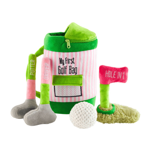 Pink Golf Plush Play Set | Mud Pie