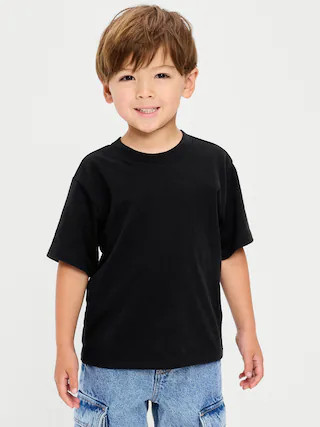 Oversized Short-Sleeve Heavyweight T-Shirt for Toddler Boys | Old Navy (US)