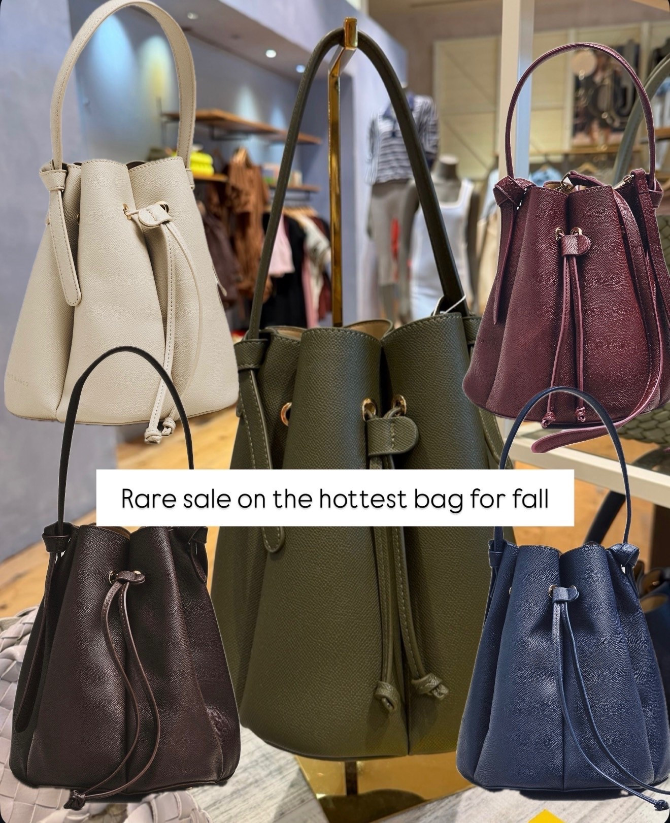 Anthropologie bucket bag on sale gor $68.
