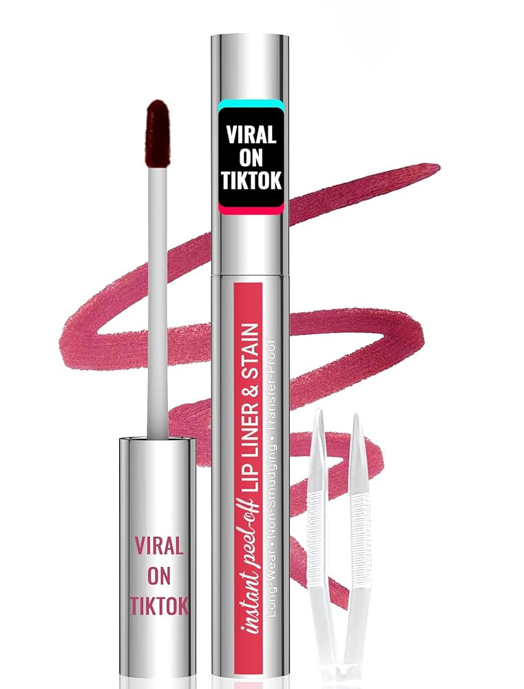 iMethod Lip Stain - Lip Liner Stain, Peel Off Lip Stain with Tweezer, Natural Long Lasting Lip St... | Amazon (US)