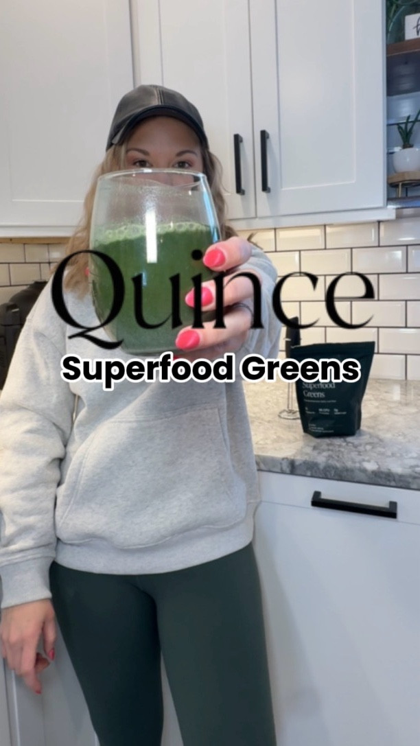 Trying Quince greens! 🥬 


#LTKselfcare #LTKfitnessgoals #LTKmorningroutine