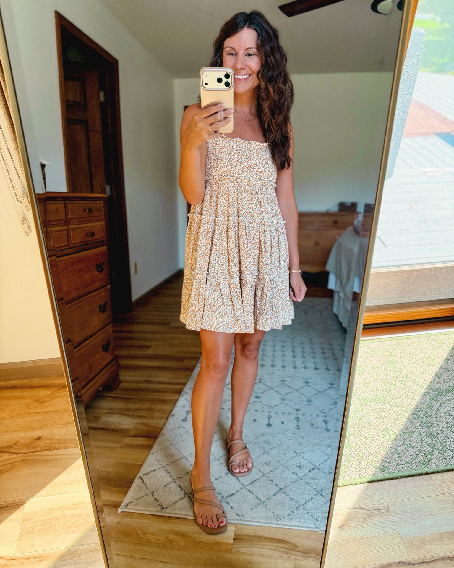 xs in my dress and size 6 in my sandals!🤎

#LTKPetite #LTKSeasonal #LTKootd