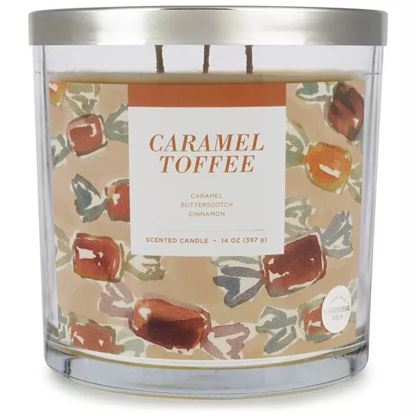 Sonoma Goods For Life® Caramel Toffee 14-oz. Candle Jar | Kohl's