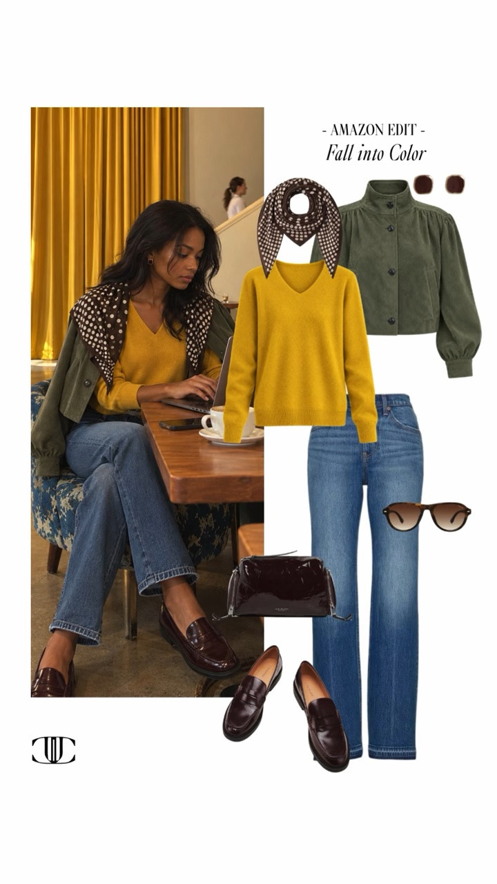 🎨 Amazon Edit: Fall into Color is all about having a little more fun with your fall wardrobe.
I styled 10 colorful fall outfits around one great pair of Amazon jeans, mixing rich seasonal shades with unexpected pops of color that make everyday dressing feel fresh again.
And because everything is from Amazon, you can experiment with the trend without making a major investment. One pair of jeans, 10 looks, and plenty of color inspiration for fall. 🍂✨ 

 #LTKStyle #AmazonFashion #FallIntoColor #AmazonFinds #FallColor #FallOutfits #DenimStyle #ColorfulStyle #FallFashion #LTKFinds #LTKSeasonal #LTKOver40 #LTKSaleAlert