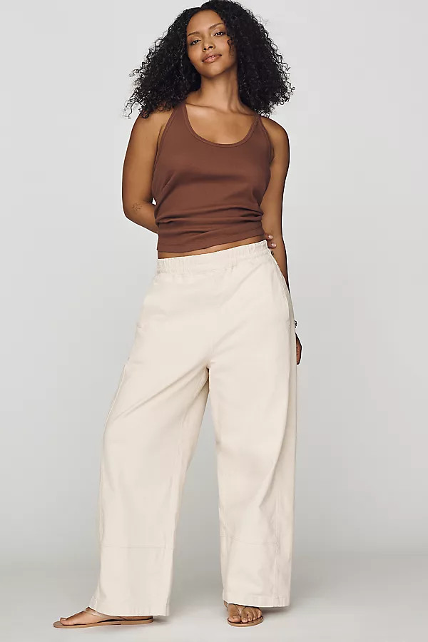 Izzie Relaxed Full-Length Barrel Jeans | Anthropologie (US)