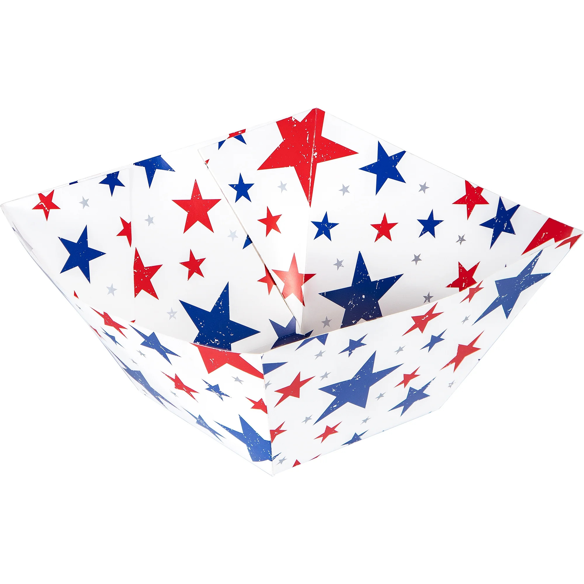 Way to Celebrate 4th of July Patriotic Stars Paper Bowl 3 ct - Walmart.com | Walmart (US)