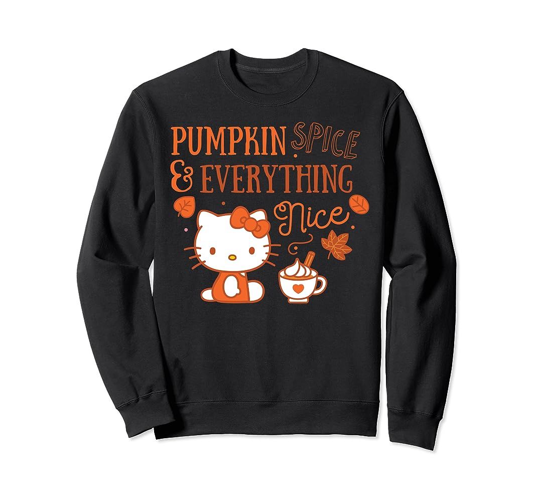 Hello Kitty Pumpkin Spice And Everything Nice Sweatshirt | Amazon (US)