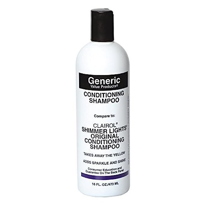 Generic Value Products Conditioning Shampoo Compare to Clairol Shimmer Lights | Amazon (US)