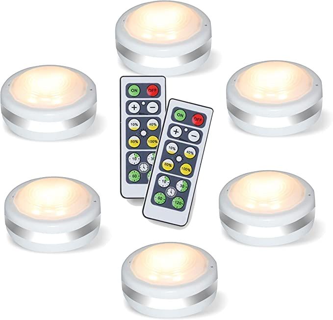 Puck Lights With Remote, Starxing Wireless Led Puck Lights Battery Operated, Led Puck Lights With... | Amazon (US)