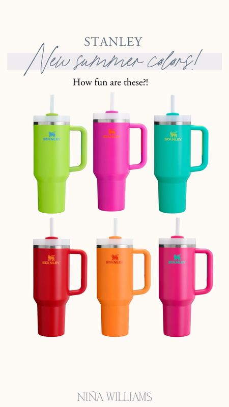 New Stanley tumbler colors! Fun bright colors - the heat wave collection 

#LTKHome #LTKGiftGuide #LTKFindsUnder50