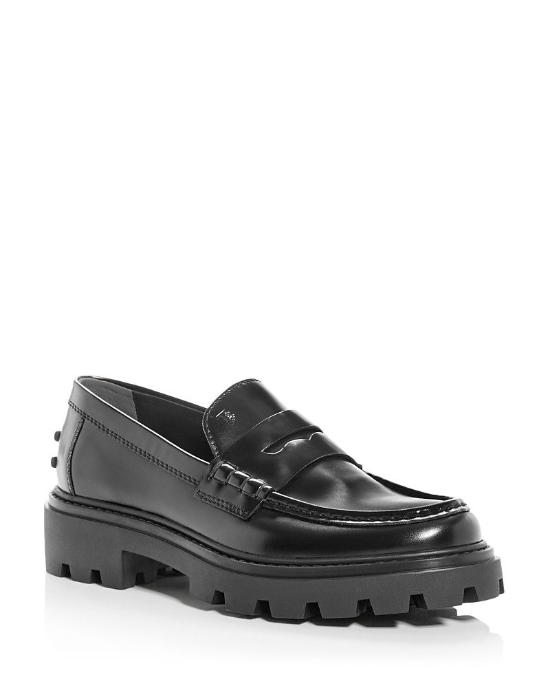 Tod's Women's Gomma Pesante Leather Penny Loafers | Bloomingdale's (US)