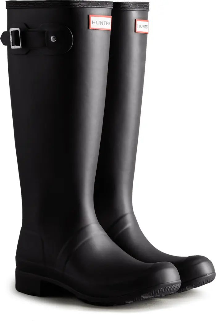 Hunter Original Tour Tall Packable Waterproof Rain Boot (Women) | Nordstrom | Nordstrom