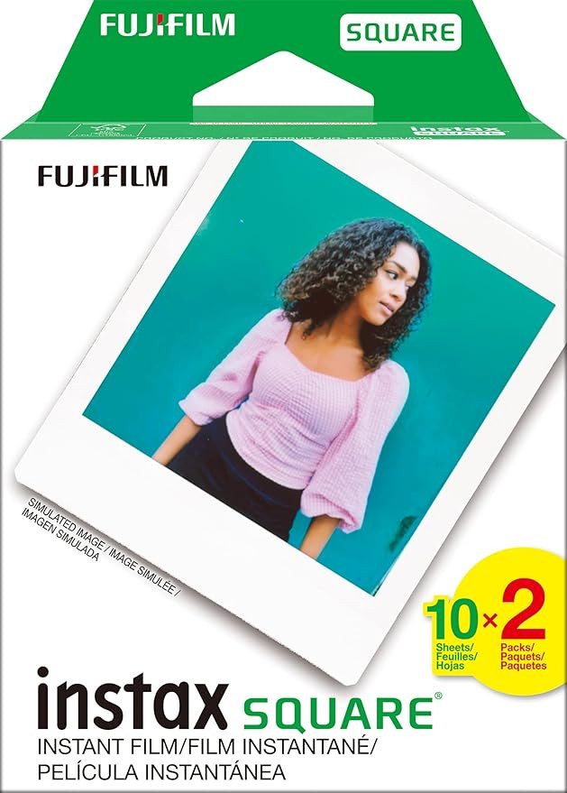 Fujifilm Instax Square Twin Pack Film - 20 Exposures | Amazon (US)
