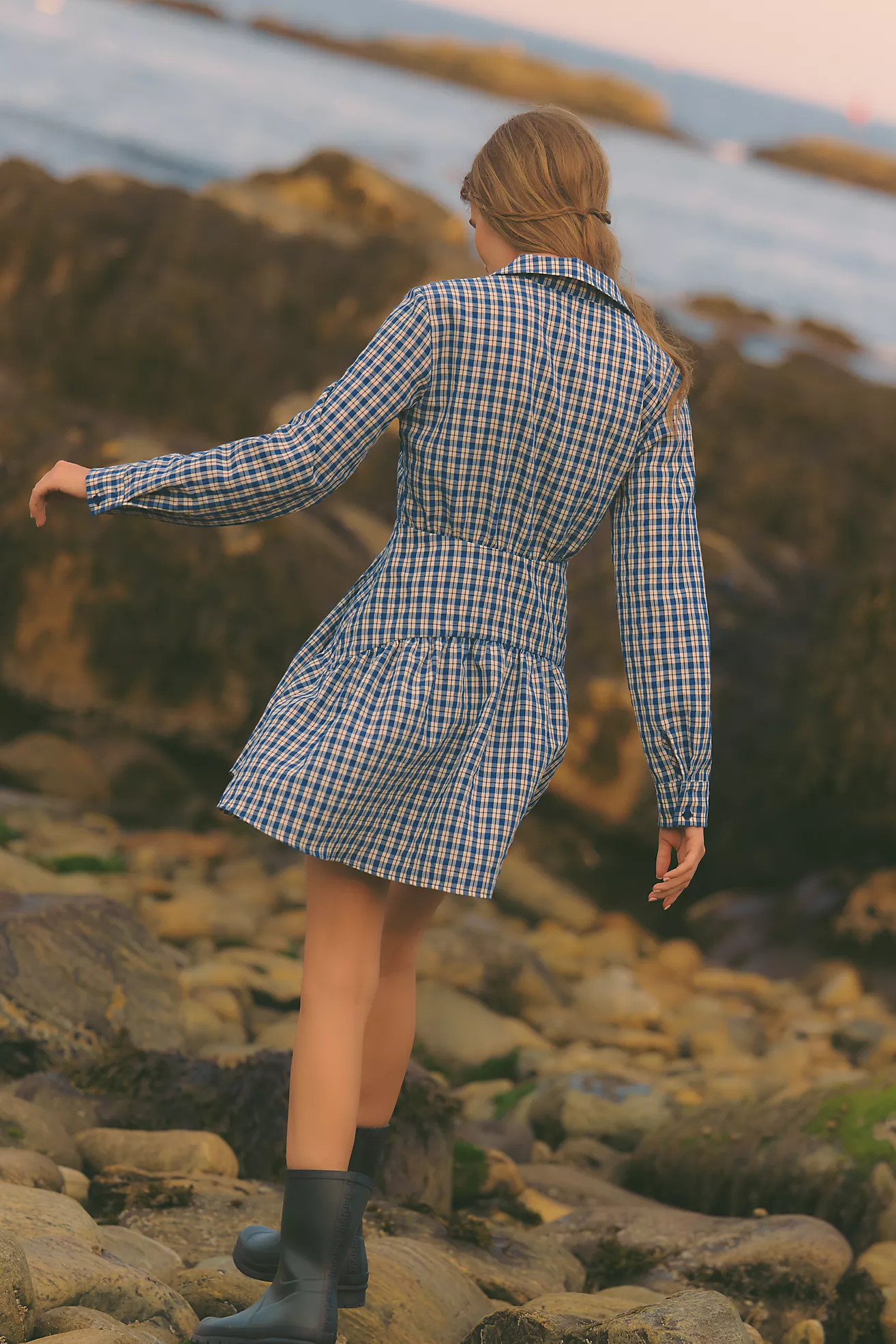 Exquise Tobie Mini Shirtdress | Anthropologie (US)