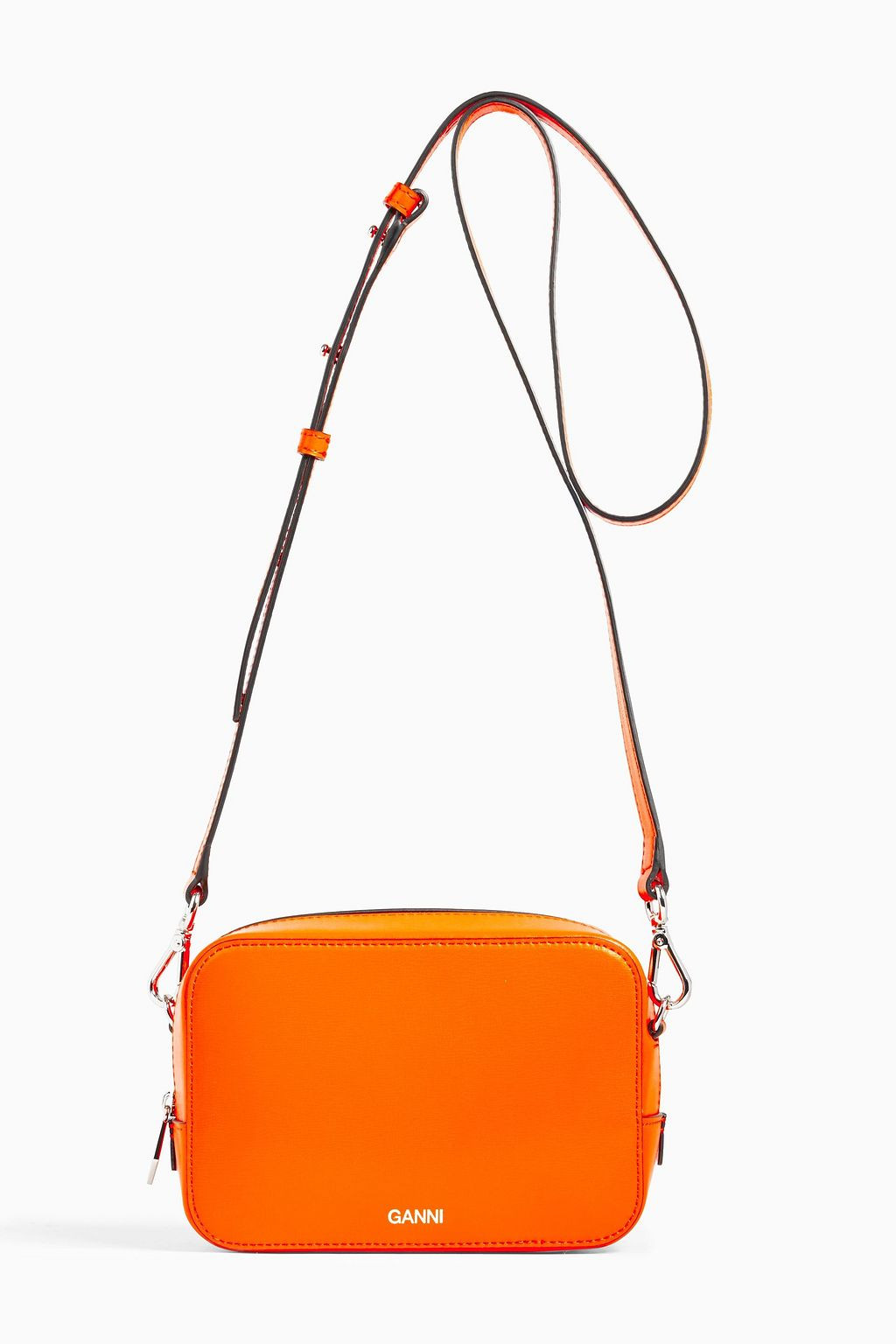 Textured-leather shoulder bag | The Outnet (US and CA)