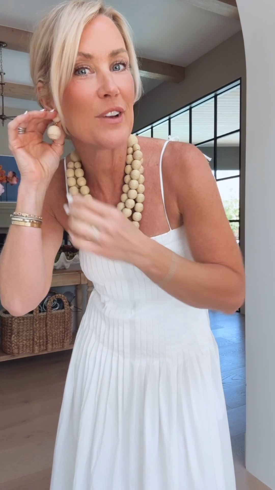 This classic white dress is so perfect for spring or summer! And I’m dying over this raffia necklace. So fun!
Dress: XS

#LTKSeasonal #LTKOver40 #LTKootd