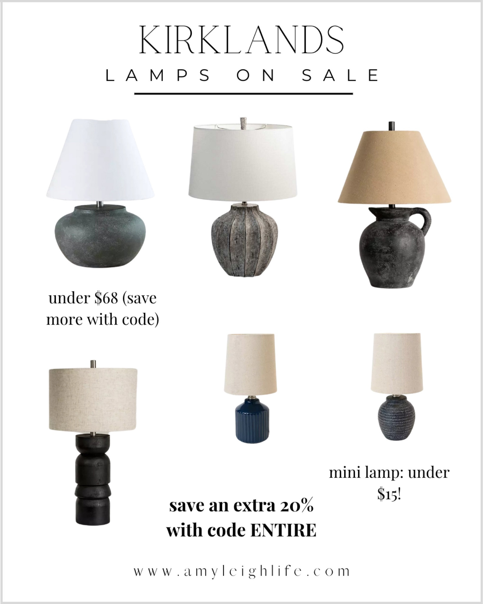 Kirklands lamps on sale on sale