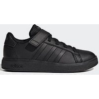 Adidas Sportswear Unisex Kids Grand Court 2.0 Trainers - Black | Very (UK)