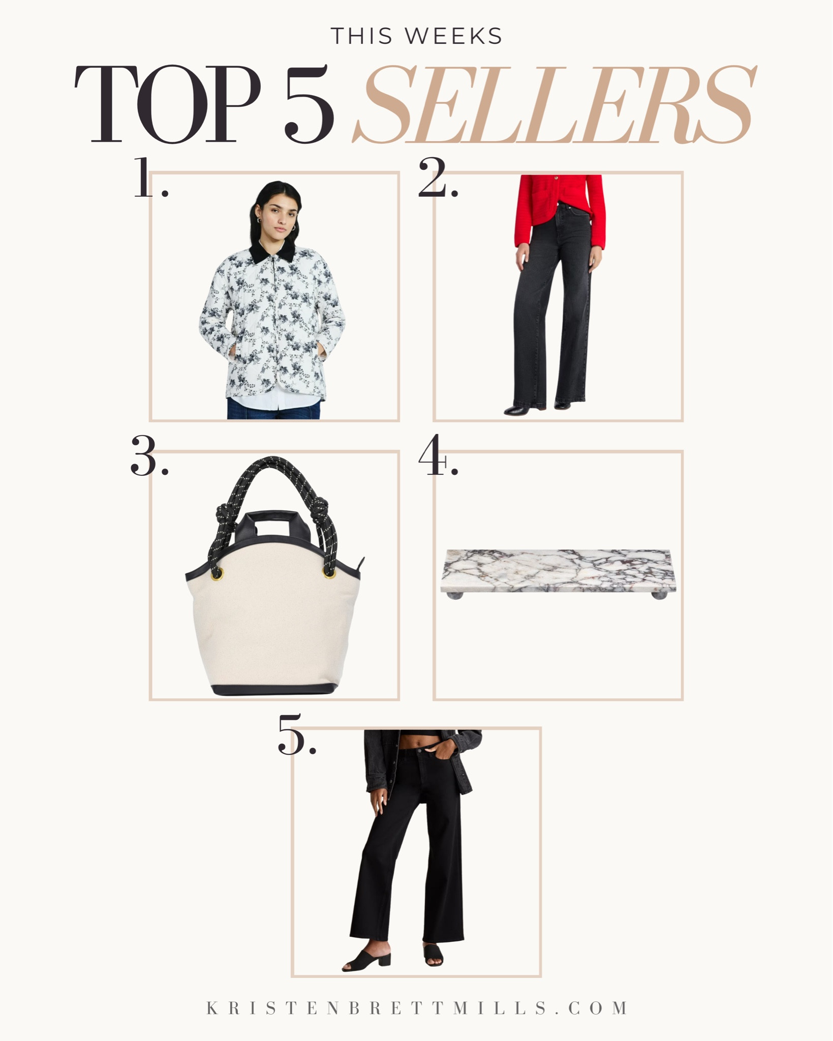 This Week’s Top 5 Sellers

Cozy sweaters
Oversized cardigans
Knit midi dresses
Plaid shackets
Wide-leg trousers
Knee-high boots
Chunky loafers
Turtlenecks
Trench coats
Quilted jackets

#LTKSeasonal #LTKSaleAlert