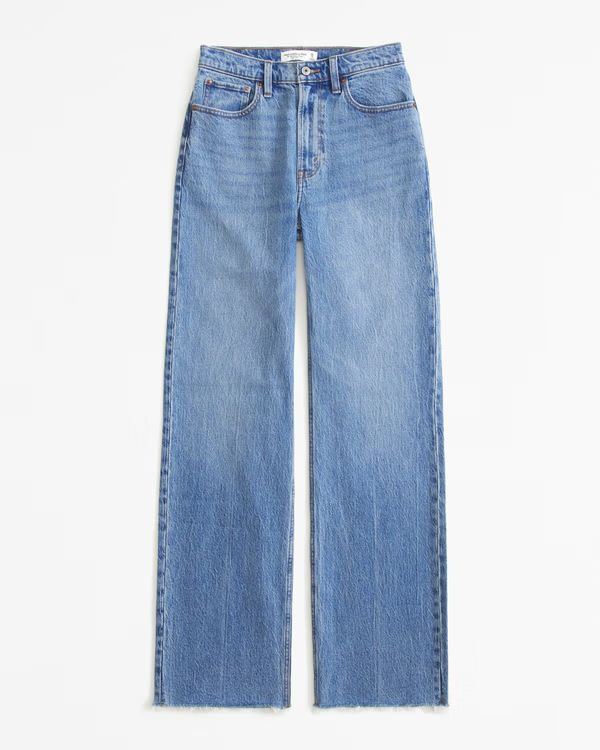 Women's High Rise 90s Relaxed Jean | Women's Bottoms | Abercrombie.com | Abercrombie & Fitch (US)