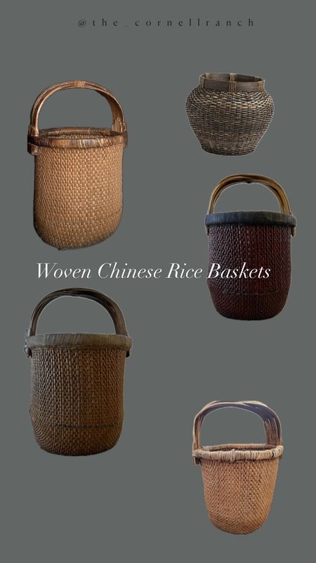 Vintage finds
Woven baskets
Chinese rice basket

#LTKhome
