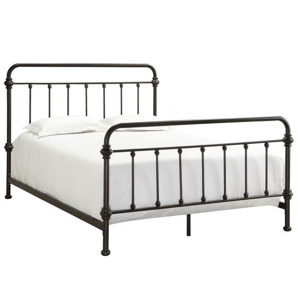 Weston Home Nottingham Metal Queen Bed, Dark Bronze | Walmart (US)