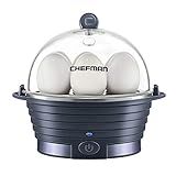 Chefman Electric Egg Cooker Boiler, Rapid Poacher, Food & Vegetable Steamer, Quickly Makes Up To 6,  | Amazon (US)