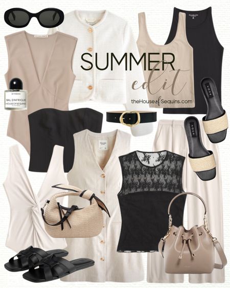 Shop these Abercrombie summer outfit finds! Linen pants, bodysuit, tweed jacket, lace top, corset top, linen dress, vest mini dress, Rattan sandals, straw bag, Jimmy Choo bon bon bucket bag and more!  

Follow my shop @thehouseofsequins on the @shop.LTK app to shop this post and get my exclusive app-only content!

#liketkit 
@shop.ltk
https://liketk.it/4F80l