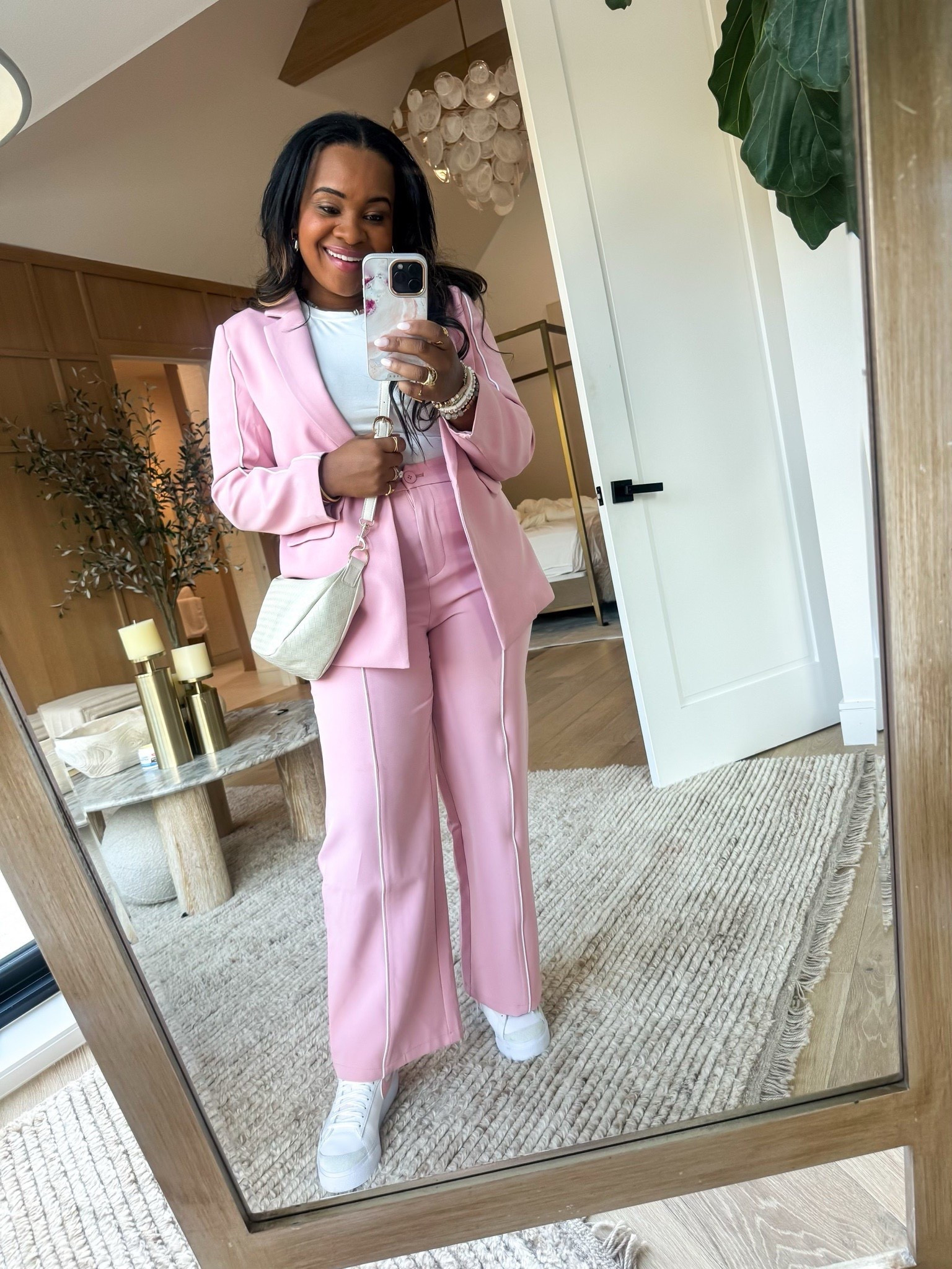 Love this Amazon suit set! So easy to dress up or down and comes in so many colors 👏🏽

#LTKootd #LTKgrwm #LTKMidsize