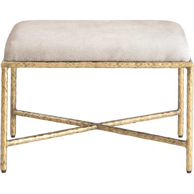 Iyania Chenille Fabric Bench | Wayfair North America