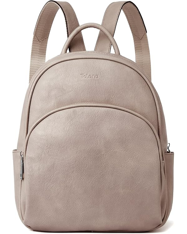 Telena Small Backpack Purse for Women Girls Cute Mini Leather Backpack Travel Shoulder Bags | Amazon (US)