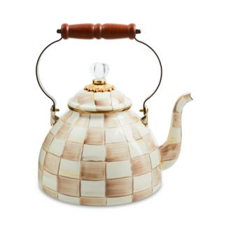 Mocha Check 3 Quart Tea Kettle | Bloomingdale's (US)