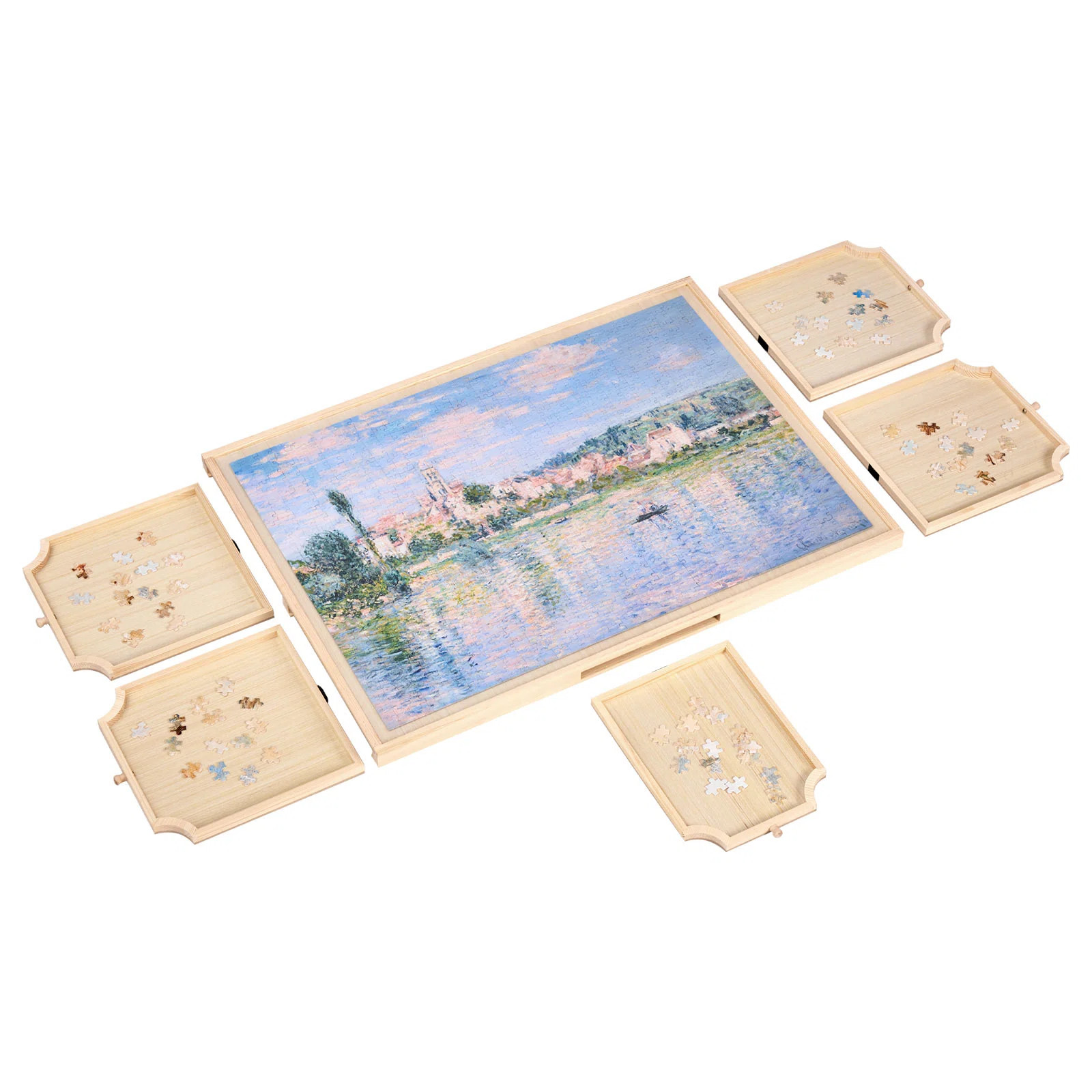 VEVOR 1000 Piece Rotating Puzzle Board with 5 Drawers and Cover | Wayfair North America