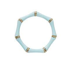 Sajidos Bamboo Tube Bangle Bracelets for Women Stacking Chunky Colorful Acrylic Beads Stretch Bra... | Amazon (US)