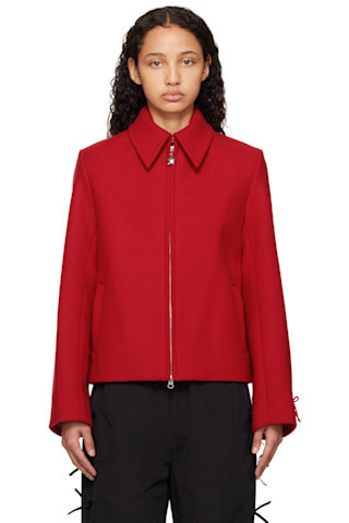 Sandy Liang - Red Helsa Jacket | SSENSE