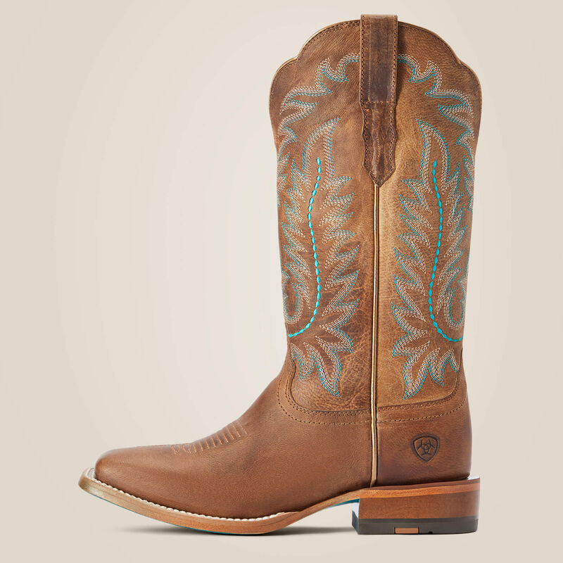 Frontier Tilly Wide Square Toe Western Boot | Ariat (US)