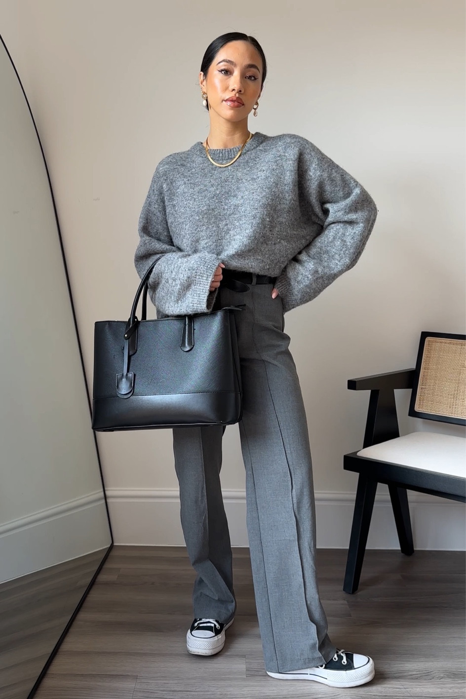 Smart casual workwear outfit 🖤 #workwear #smartcasual #officeoutfit 

#LTKstyletip #LTKSeasonal #LTKworkwear