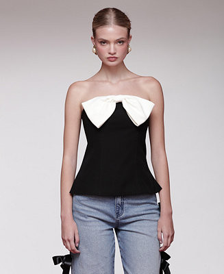 Women's Bow Detail Tube Top | Macy's