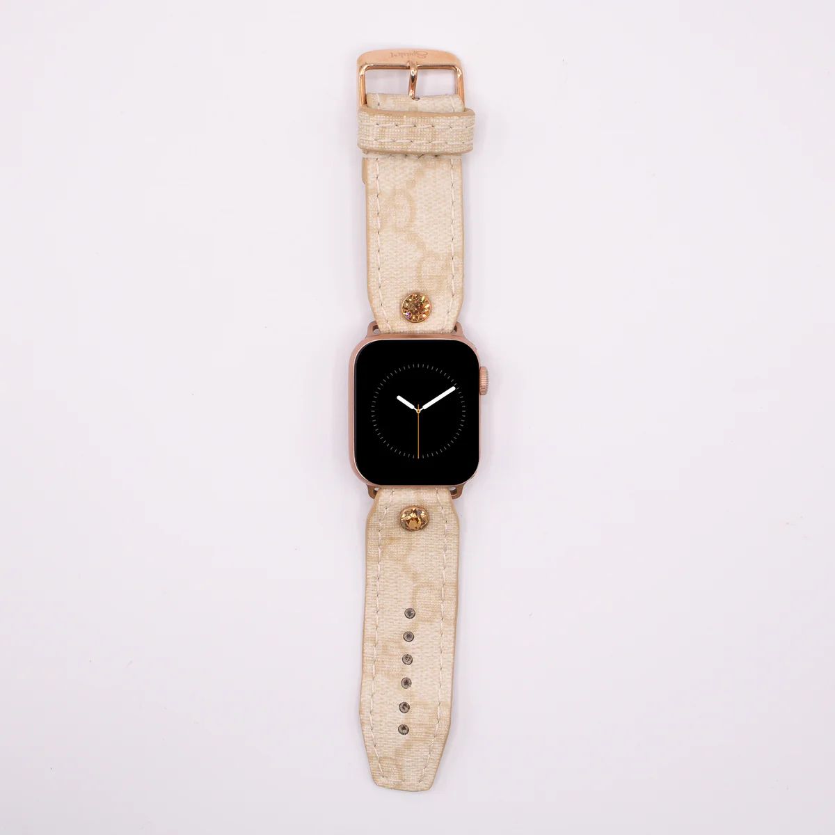Upcycled Vanilla Webbed GG Customizable Watchband | Spark*l