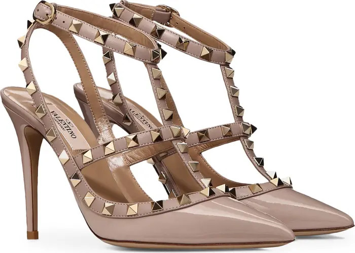 Valentino Garavani Rockstud Ankle Strap Pump (Women) | Nordstrom | Nordstrom
