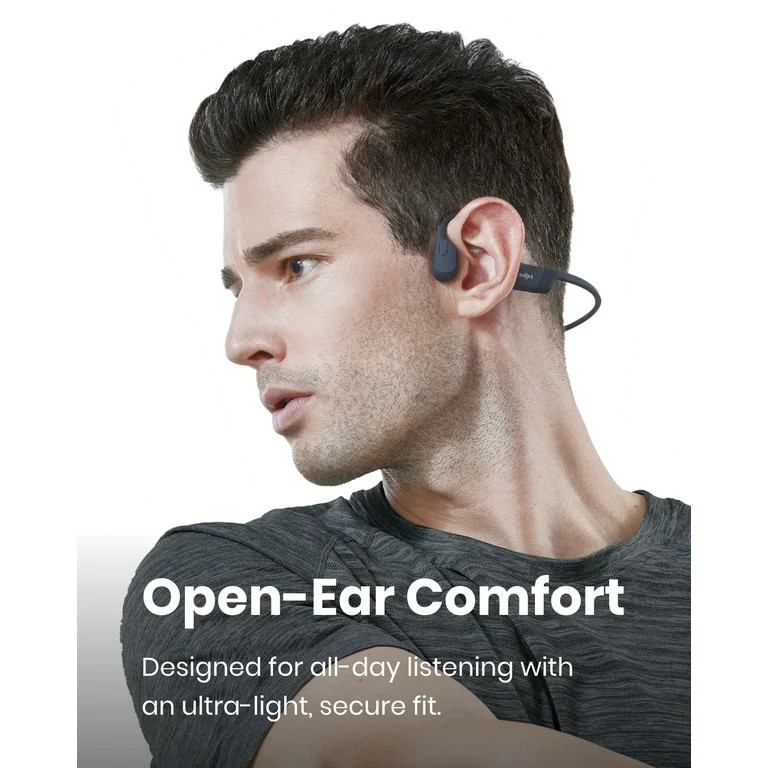 Shokz OpenRun Bone Conduction Waterproof Bluetooth Headphones for Sports with Cooling Wristband (... | Walmart (US)