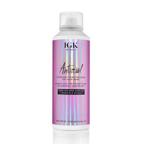 IGK Antisocial Overnight Bond-Building Dry Hair Mask | Beauty Brands