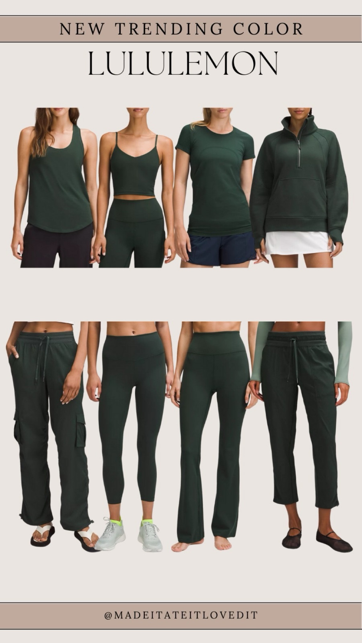 Step into the season with Lululemon's latest trending color. Elevate your activewear with a fresh shade that redefines style and performance. Whether you're hitting the gym or the streets, this new hue is a must-have for your collection.

#Lululemon #TrendingColor #ActivewearStyle #NewSeason #Athleisure #WorkoutGear #LululemonStyle

#LTKActive #LTKStyleTip #LTKFitness