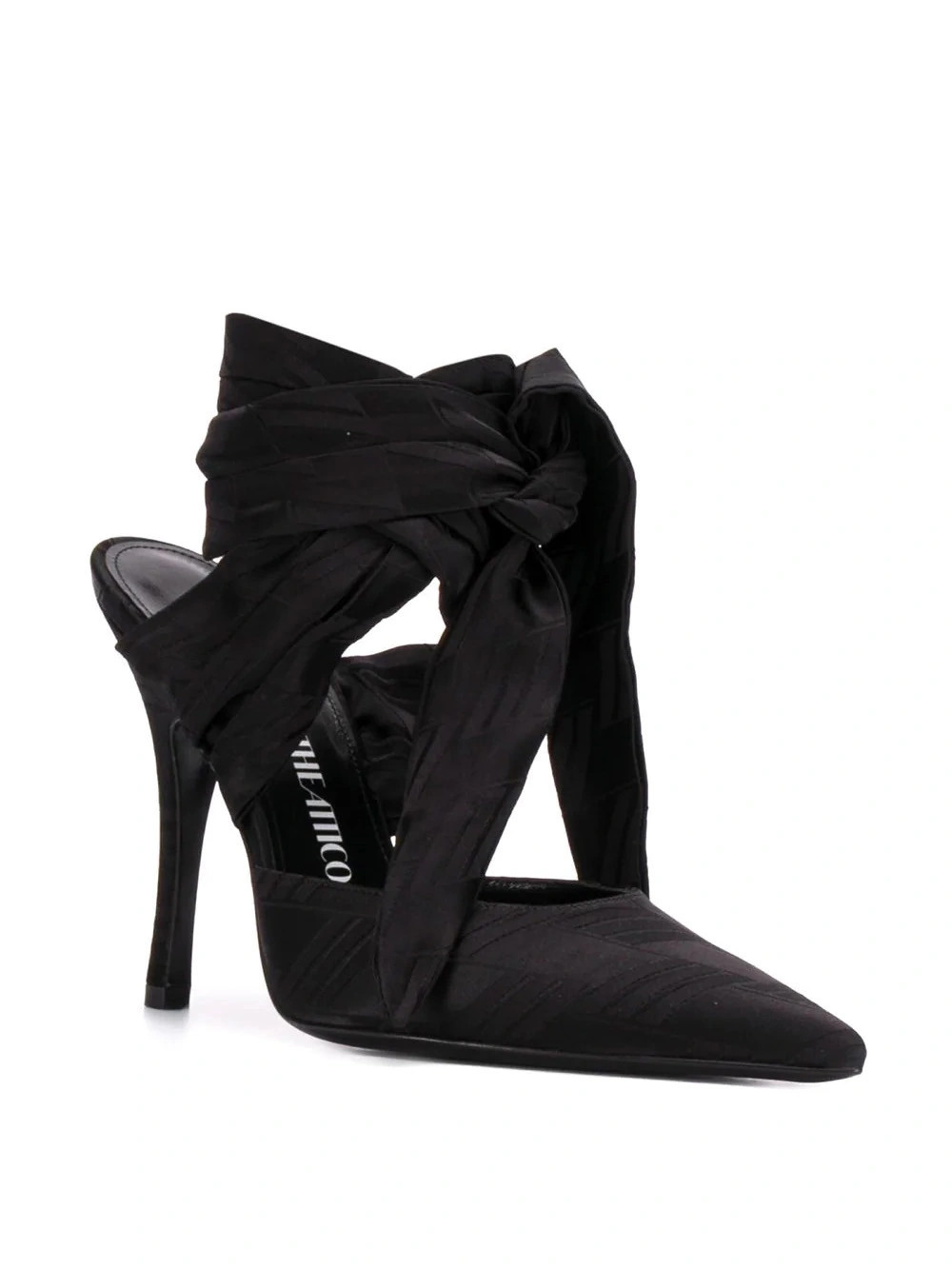 High Heel Lace-up Pump Black | The Webster