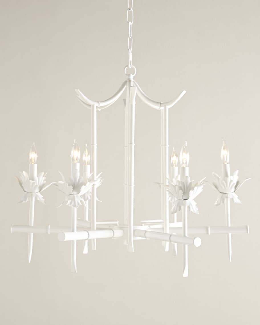 Bamboo-Motif 6-Light Chandelier | Neiman Marcus