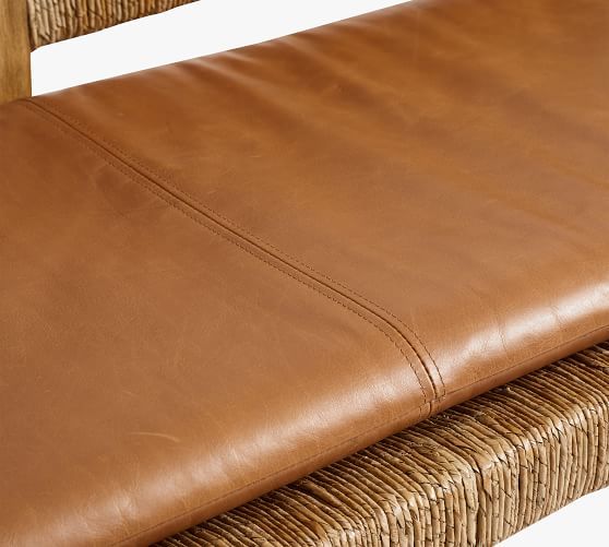 Malibu Leather Bench Cushion | Pottery Barn (US)